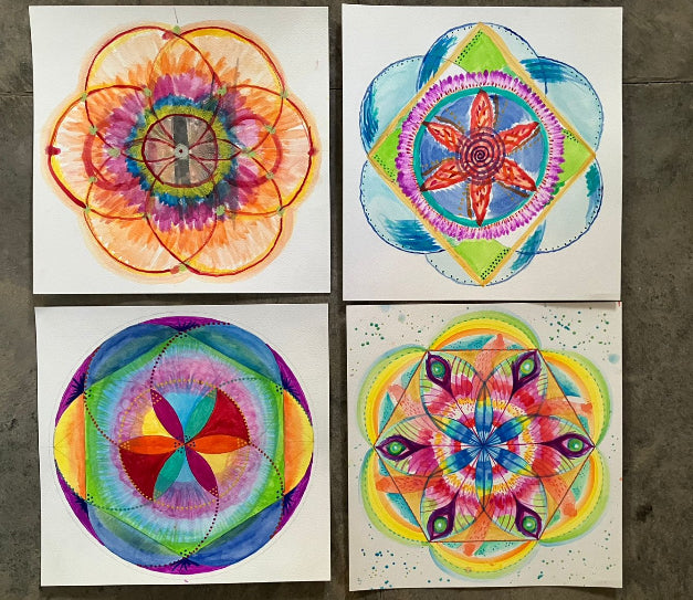 The Creative Flow - Half Day Sacred Geometry Mandala Painting Retreat
