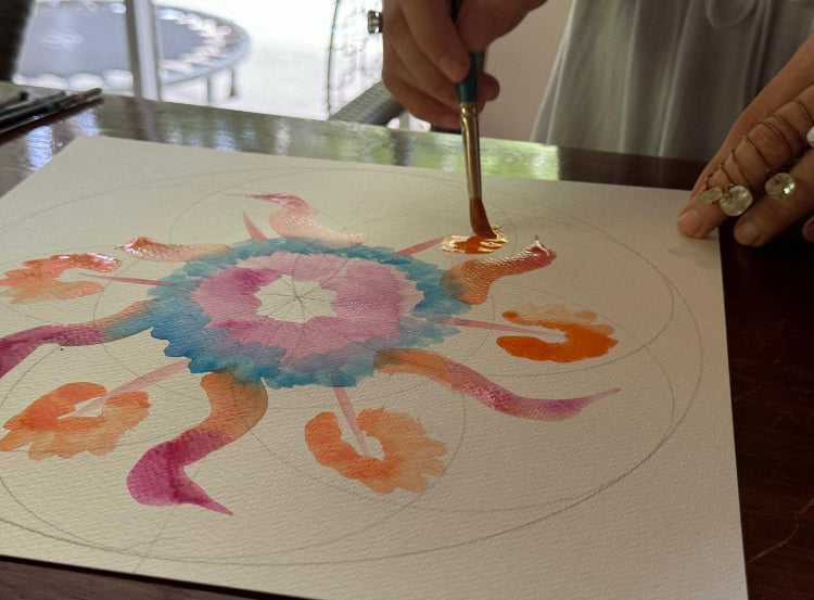The Creative Flow - Half Day Sacred Geometry Mandala Painting Retreat