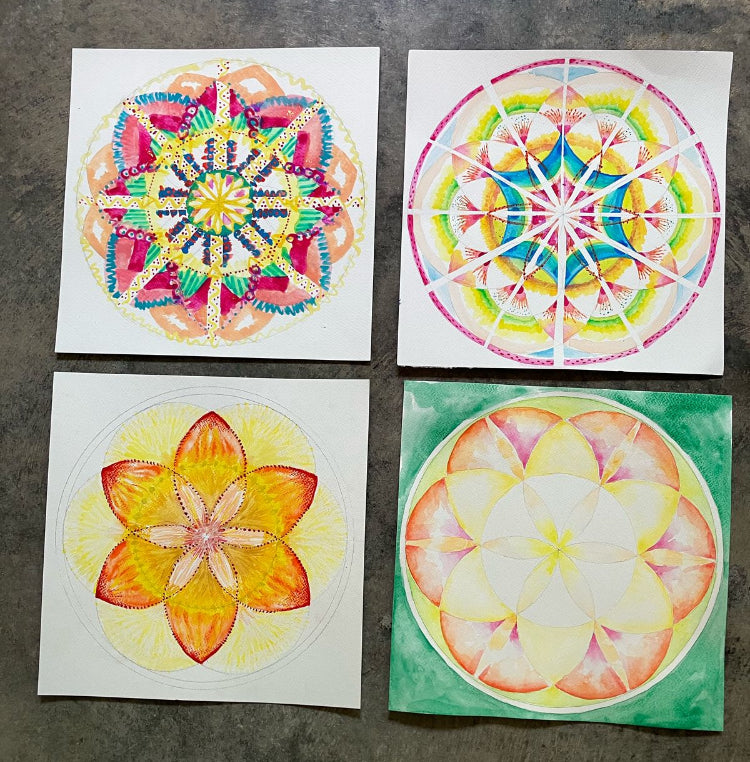 The Creative Flow - Half Day Sacred Geometry Mandala Painting Retreat