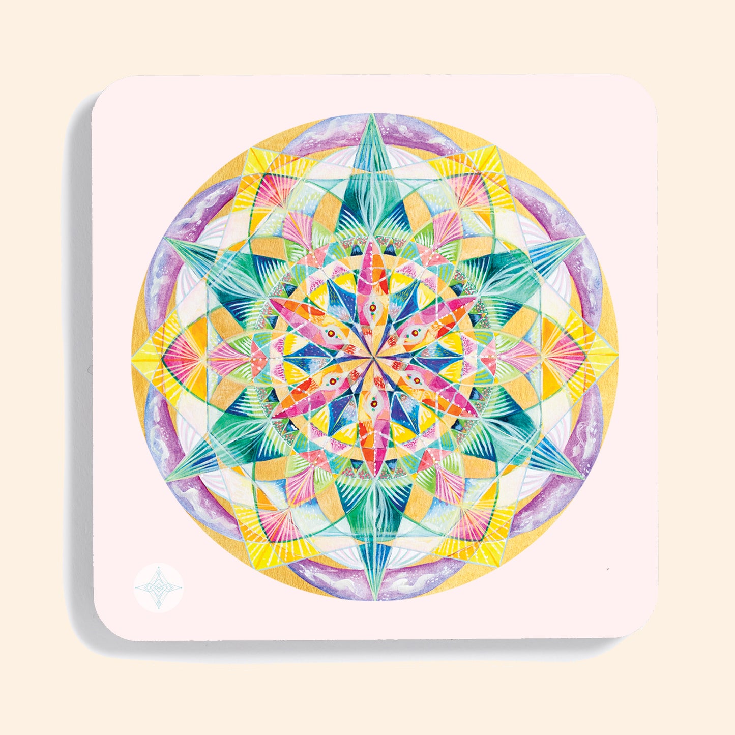 THE DIVINE HOME PROTECTION WATER ACTIVATOR COASTER SET OF 6: JOY