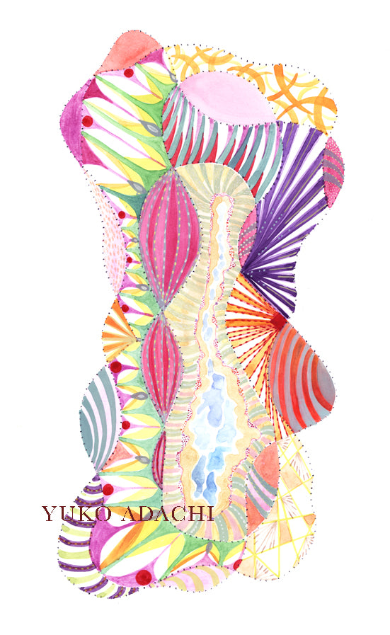 Watercolor on paper "A Gate of Consciousness II"